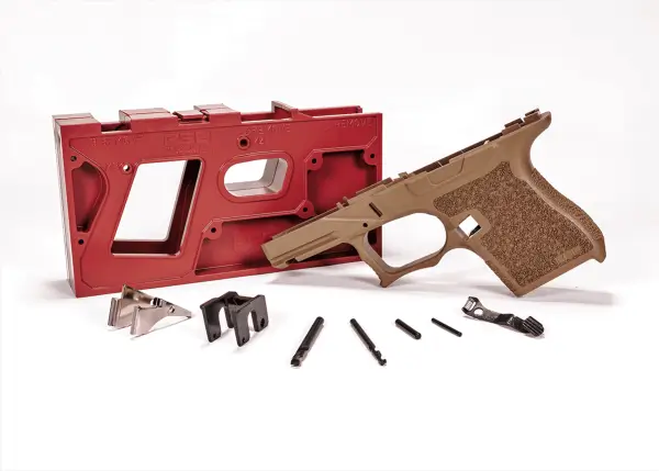PF9SS Single-Stack 80% Frame Kit for Glock 43, FDE — image 2